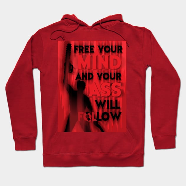 Free you mind Ash Hoodie by SquareDog